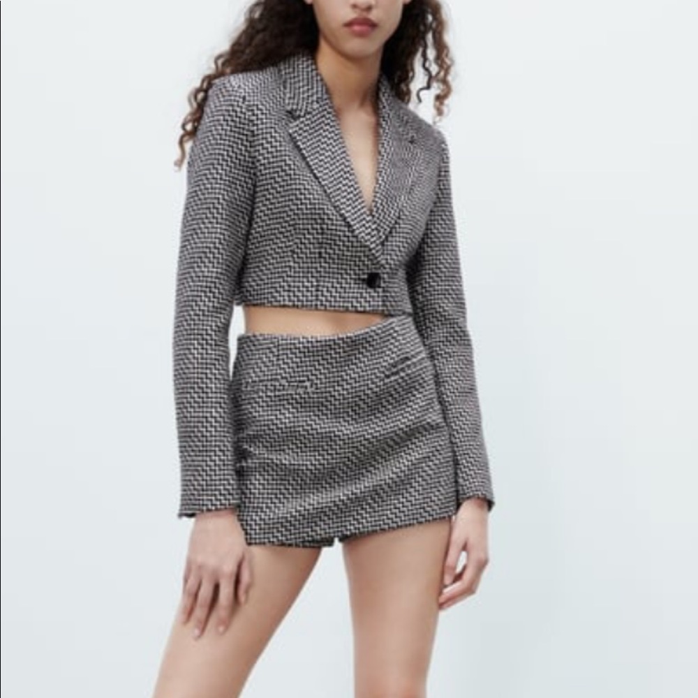 Zara Textured Skort - NWT